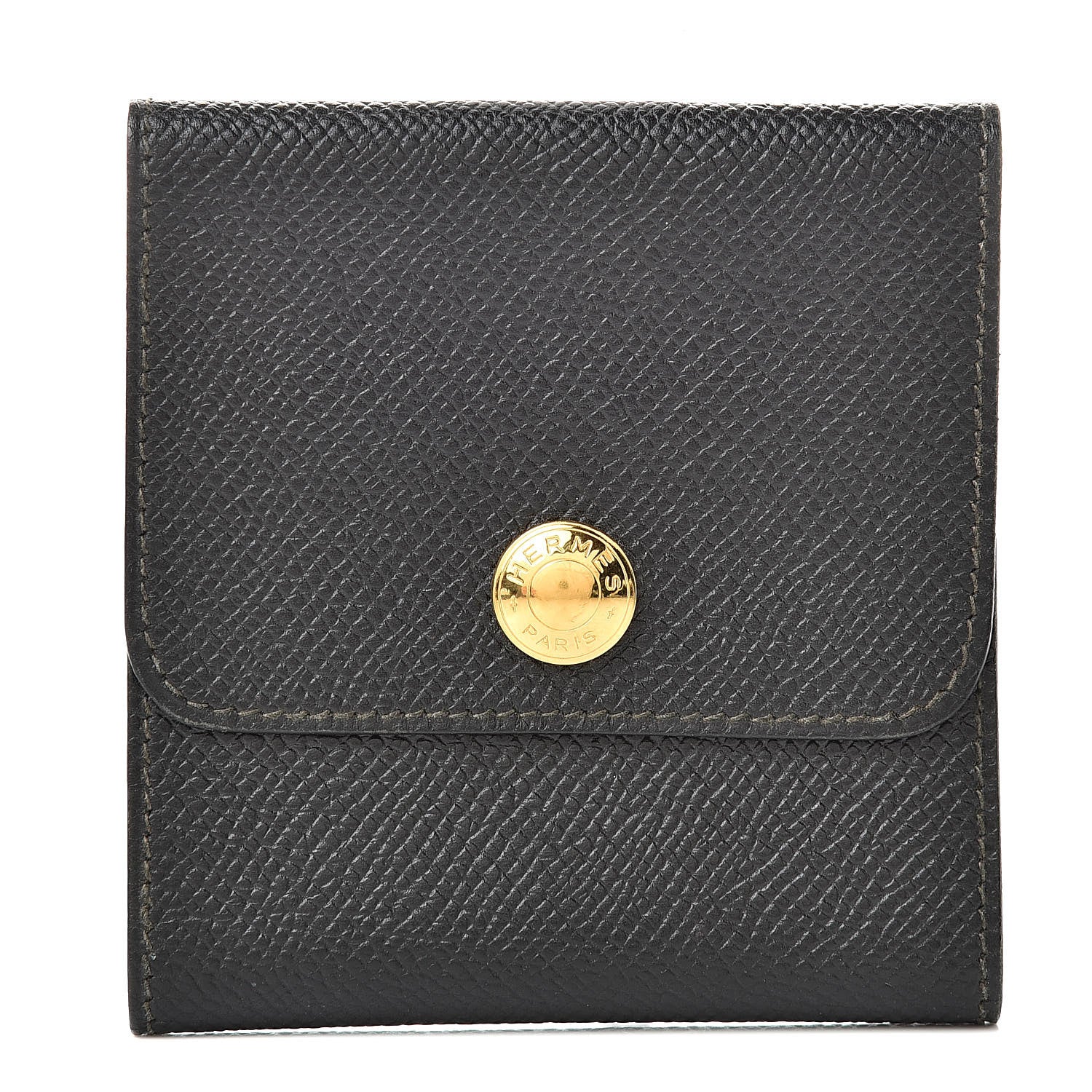 Hermes Courchevel Post It Notepad Holder GM Black 1 of 7