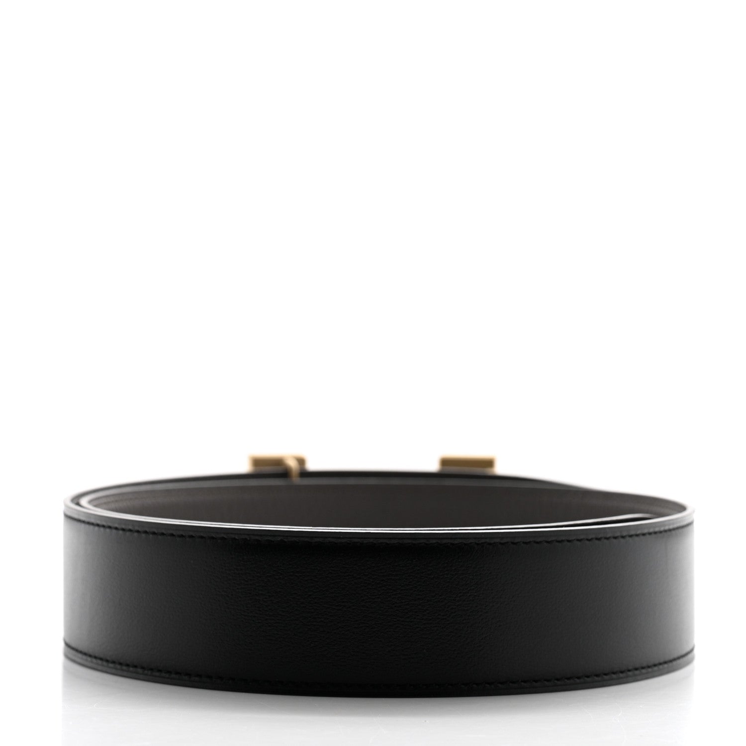 Hermes Box Togo 38mm Constance H Belt 80 32 Black Etain 2 of 7