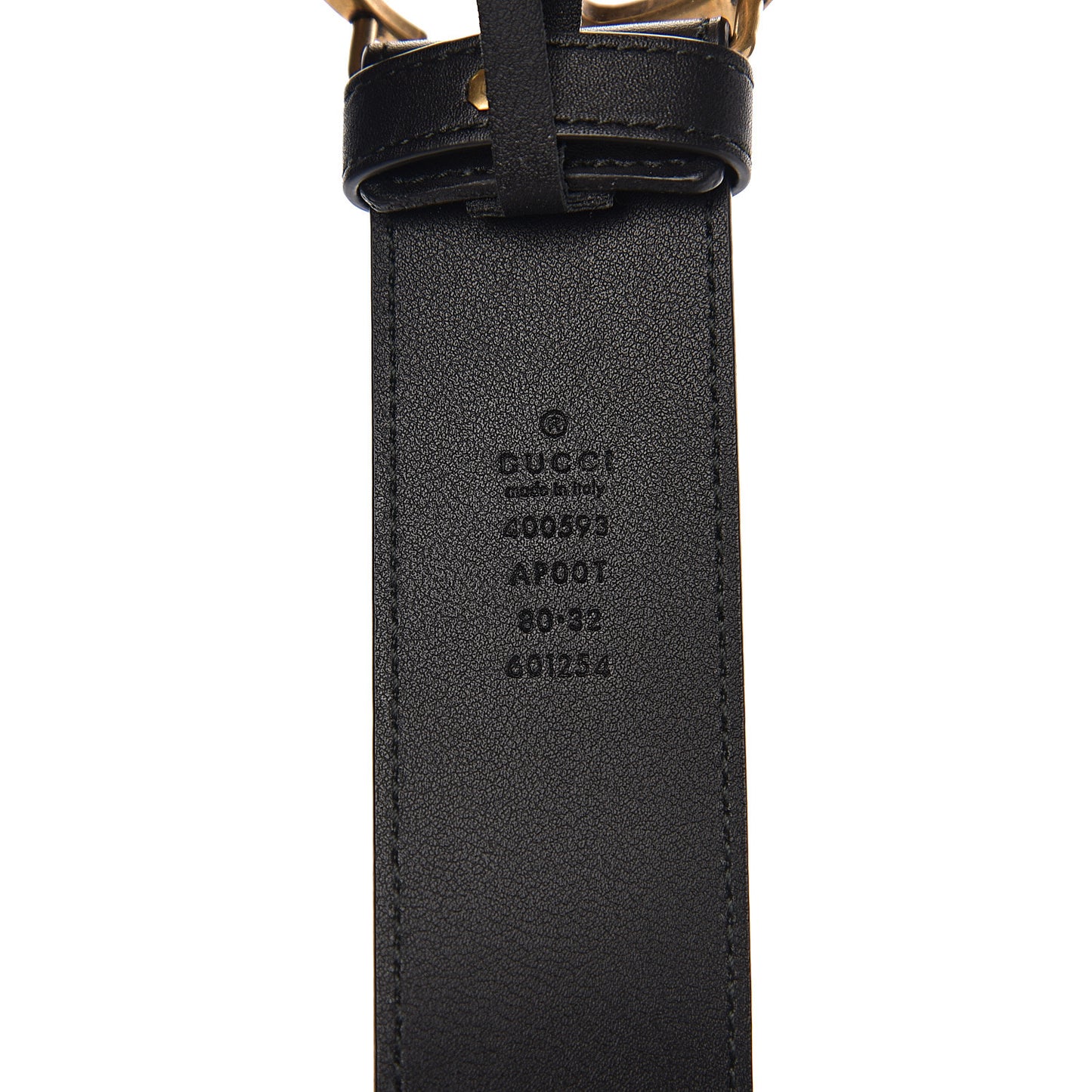 Calfskin Double G 40mm Belt 80 32 Black