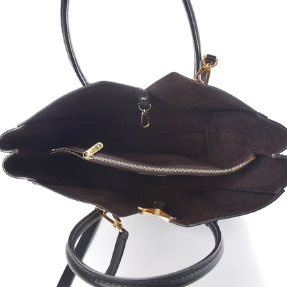 Louis Vuitton Calfskin Monogram Kimono Tote PM Black 8 of 12