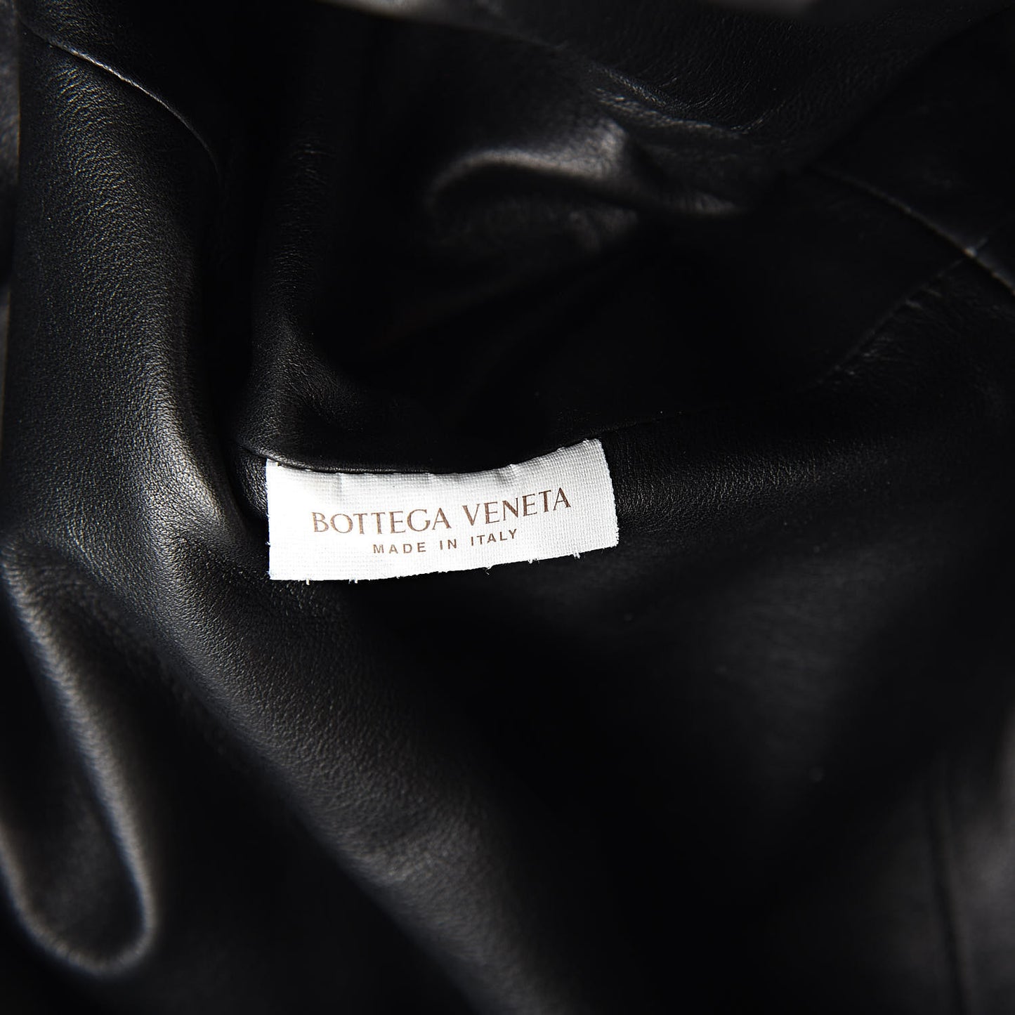 Smooth Butter Calf The Pouch Oversized Clutch Black