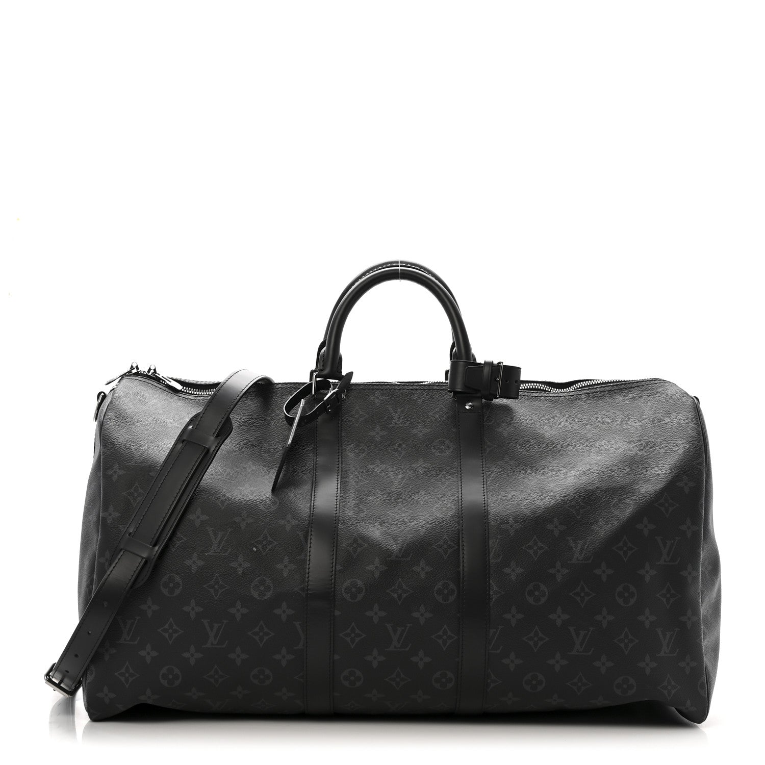 Louis Vuitton Monogram Eclipse Keepall Bandouliere 55 1 of 13