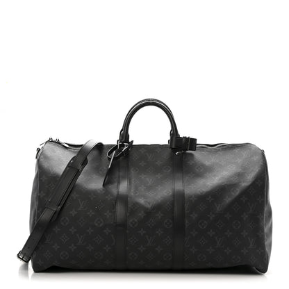 Louis Vuitton Monogram Eclipse Keepall Bandouliere 55 1 of 13
