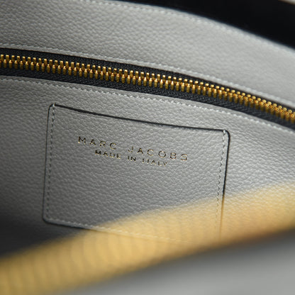 Marc Jacobs Textured Calfskin Small Incognito Satchel Grey 9 of 9