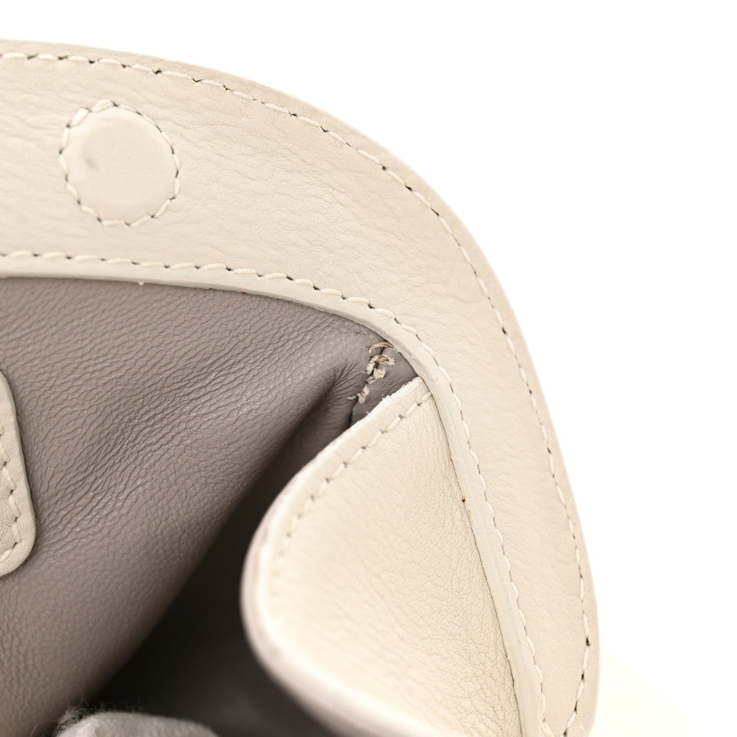 Calfskin My Dior Frame Pocket Satchel White