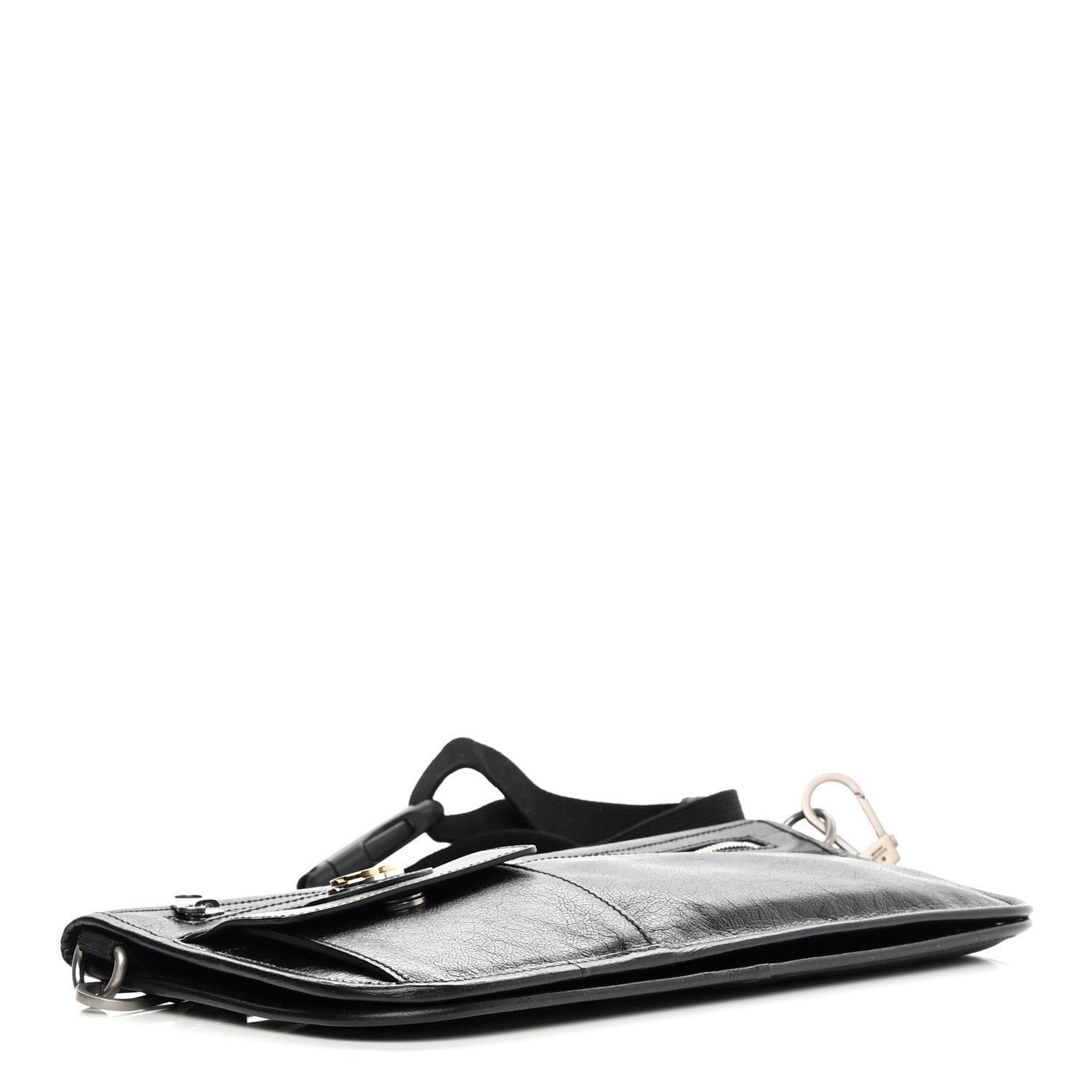 Gucci Fluffy Calfskin Morpheus Messenger Bag Black 4 of 11