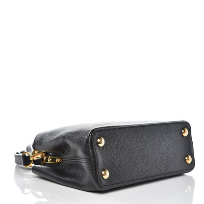 Louis Vuitton Taurillon Capucines BB Black 4 of 6