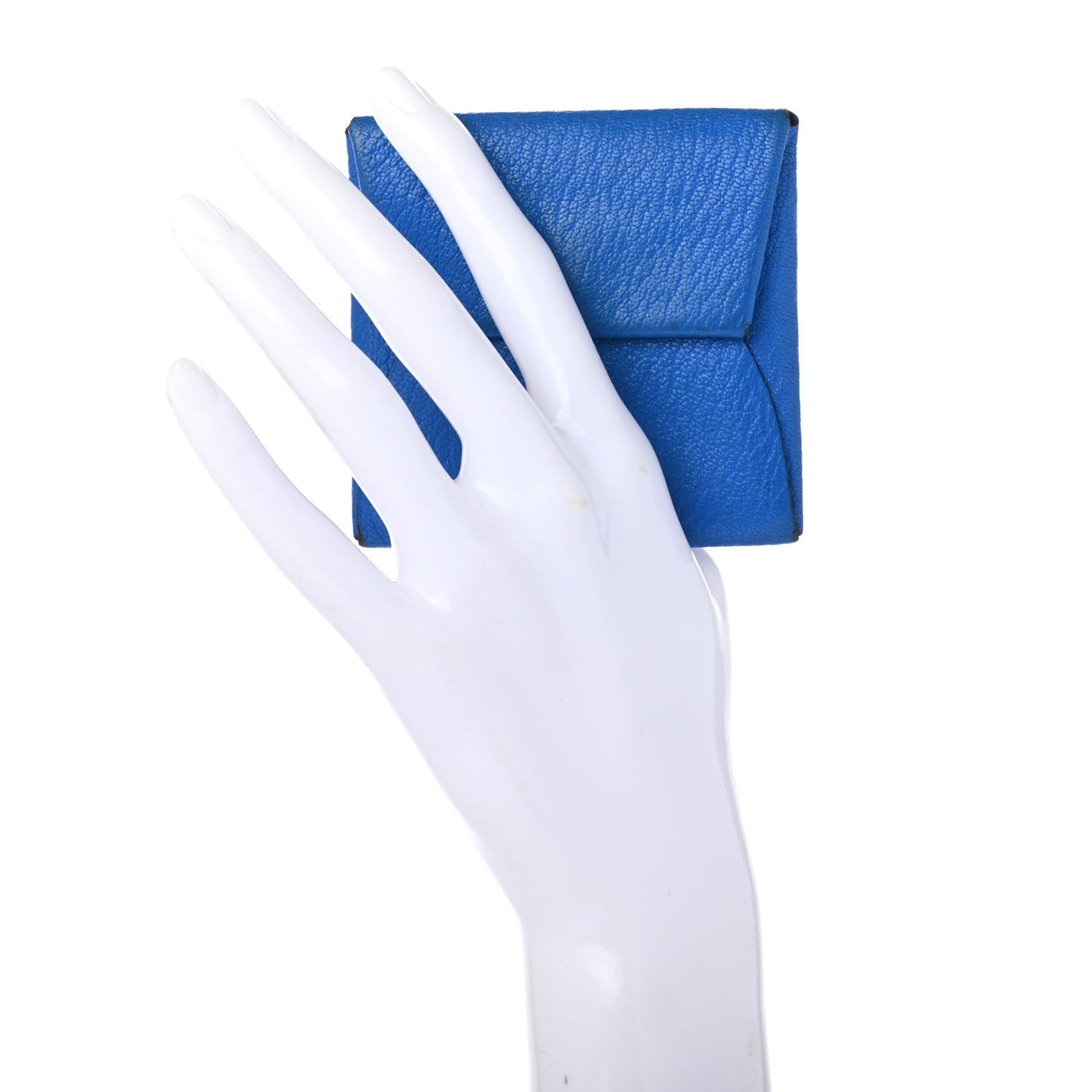 Chevre Mysore Bastia Coin Purse Bleu Hydra