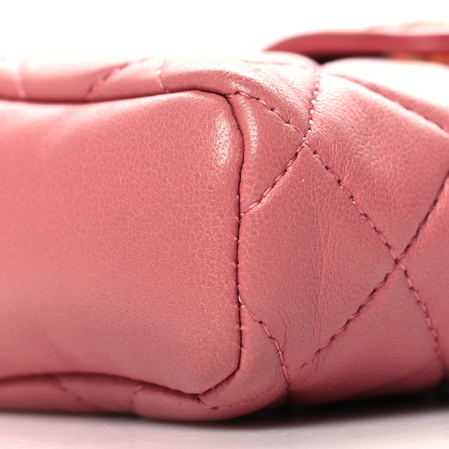 Chanel Lambskin Quilted Valentine Charms Mini Phone Holder Crossbody Pink 11 of 12