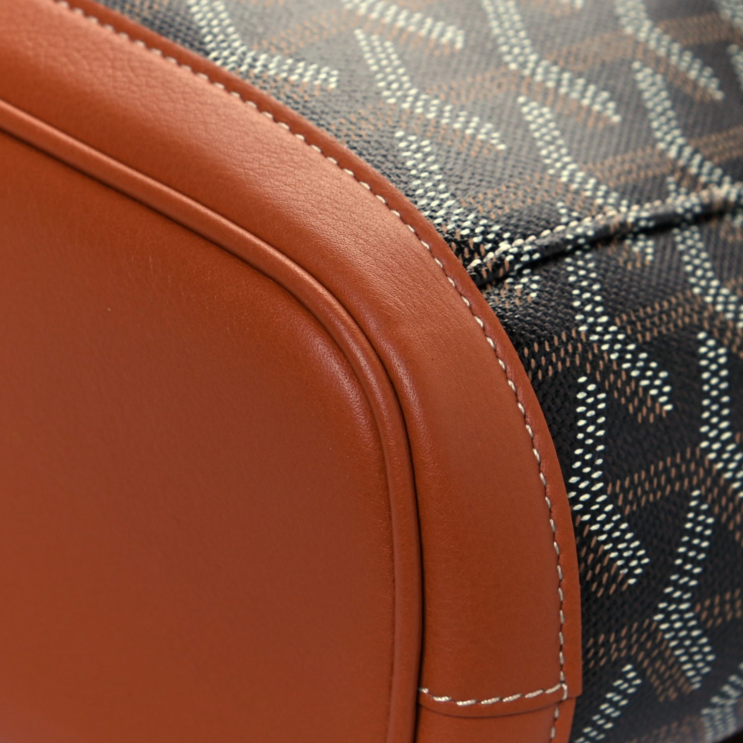 Goyard Goyardine Calfskin Mini Alpin Backpack Black Gold 9 of 11