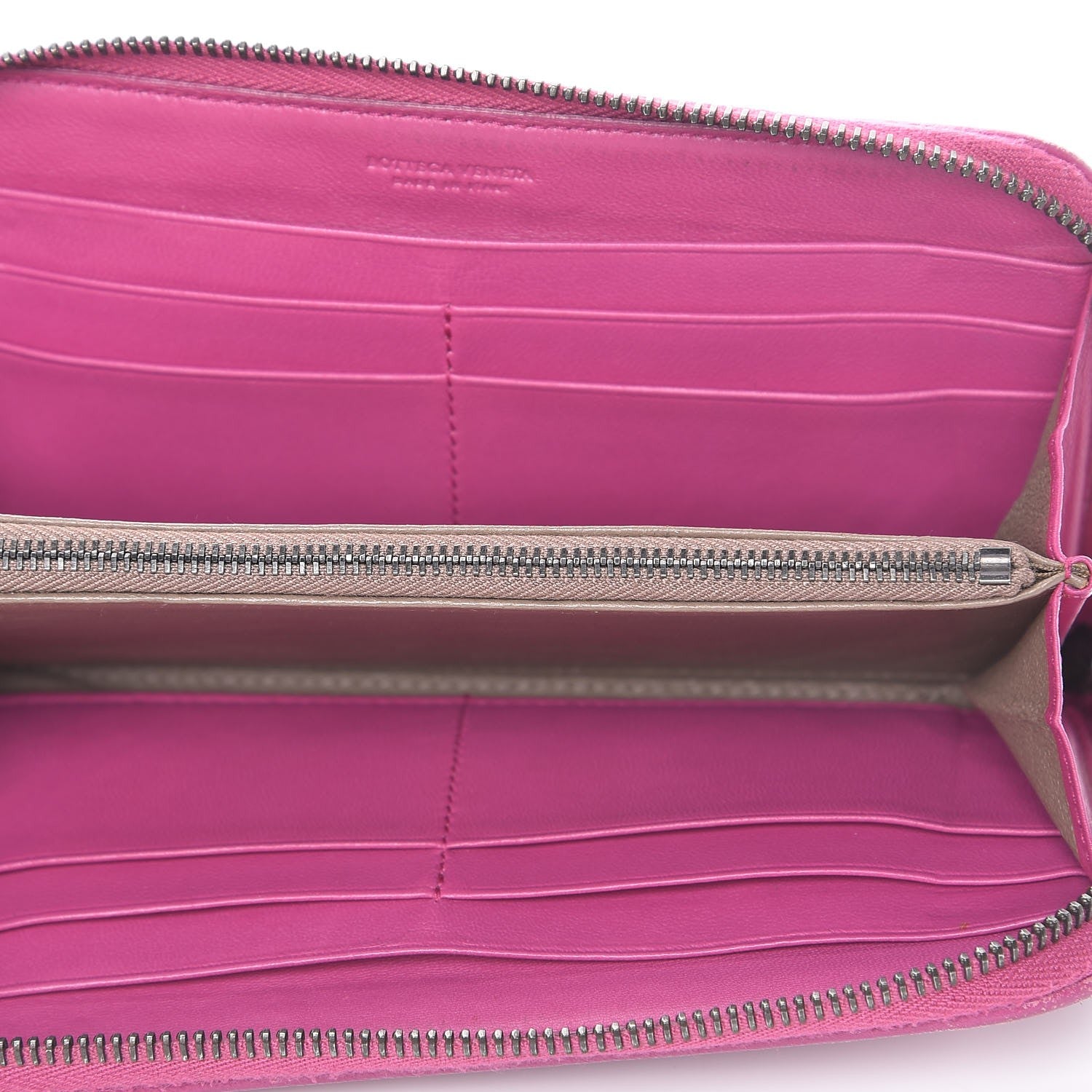Bottega Veneta Nappa Intrecciato Zip Around Wallet Ametista 5 of 11