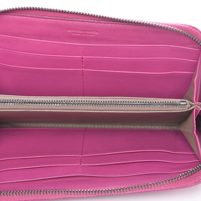 Bottega Veneta Nappa Intrecciato Zip Around Wallet Ametista 5 of 11