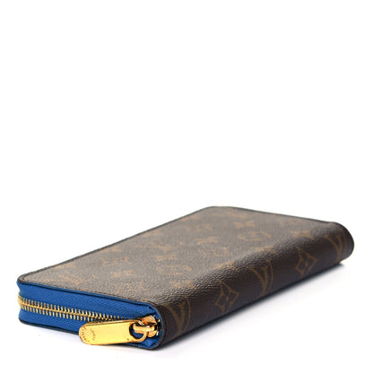 Louis Vuitton Monogram Zippy Wallet Blue Jean 4 of 9