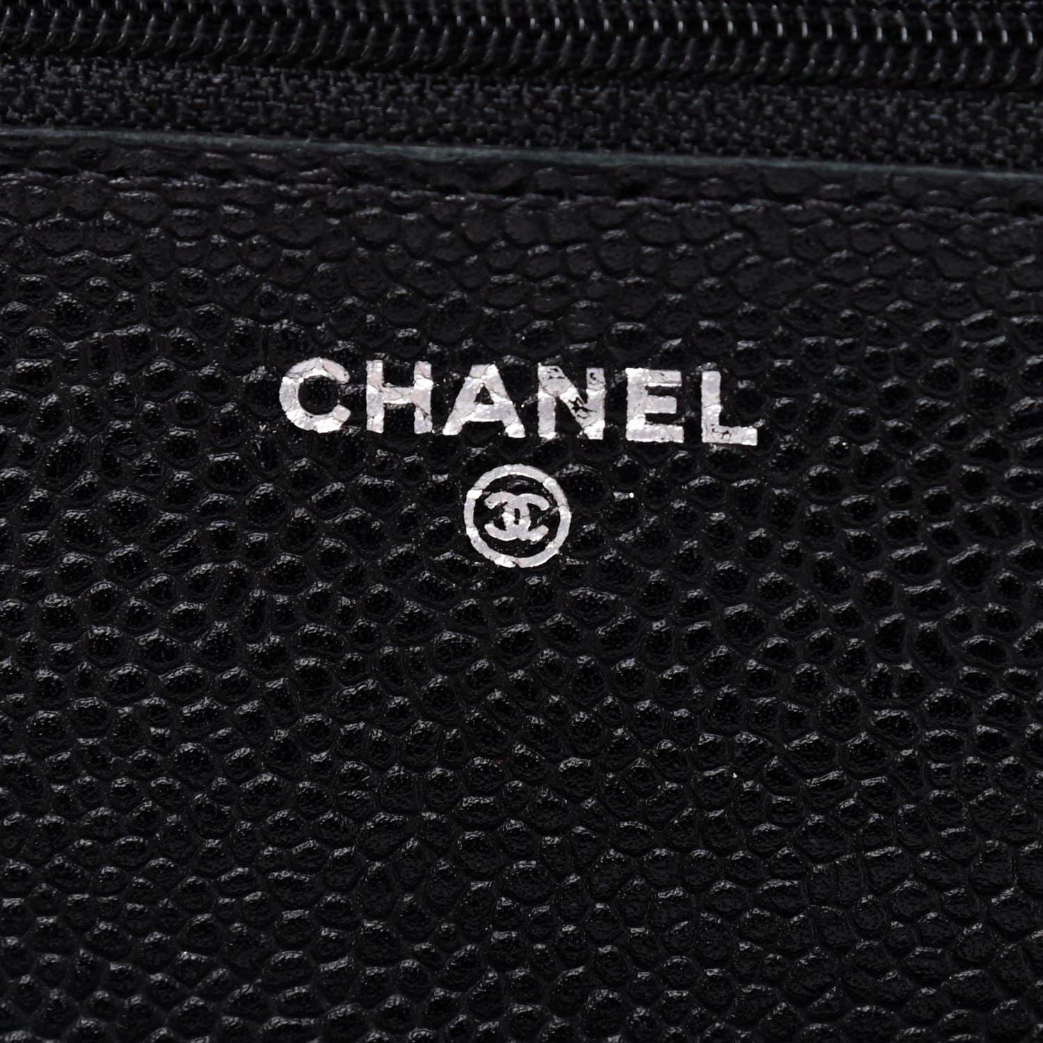 Chanel Caviar Quilted Wallet On Chain WOC Black 6 of 10