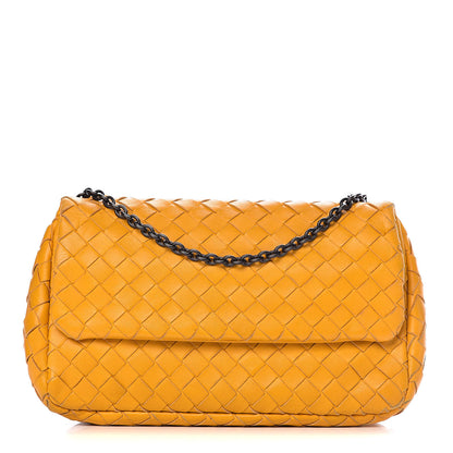 Bottega Veneta Nappa Intrecciato Small Chain Crossbody Marigold 1 of 15