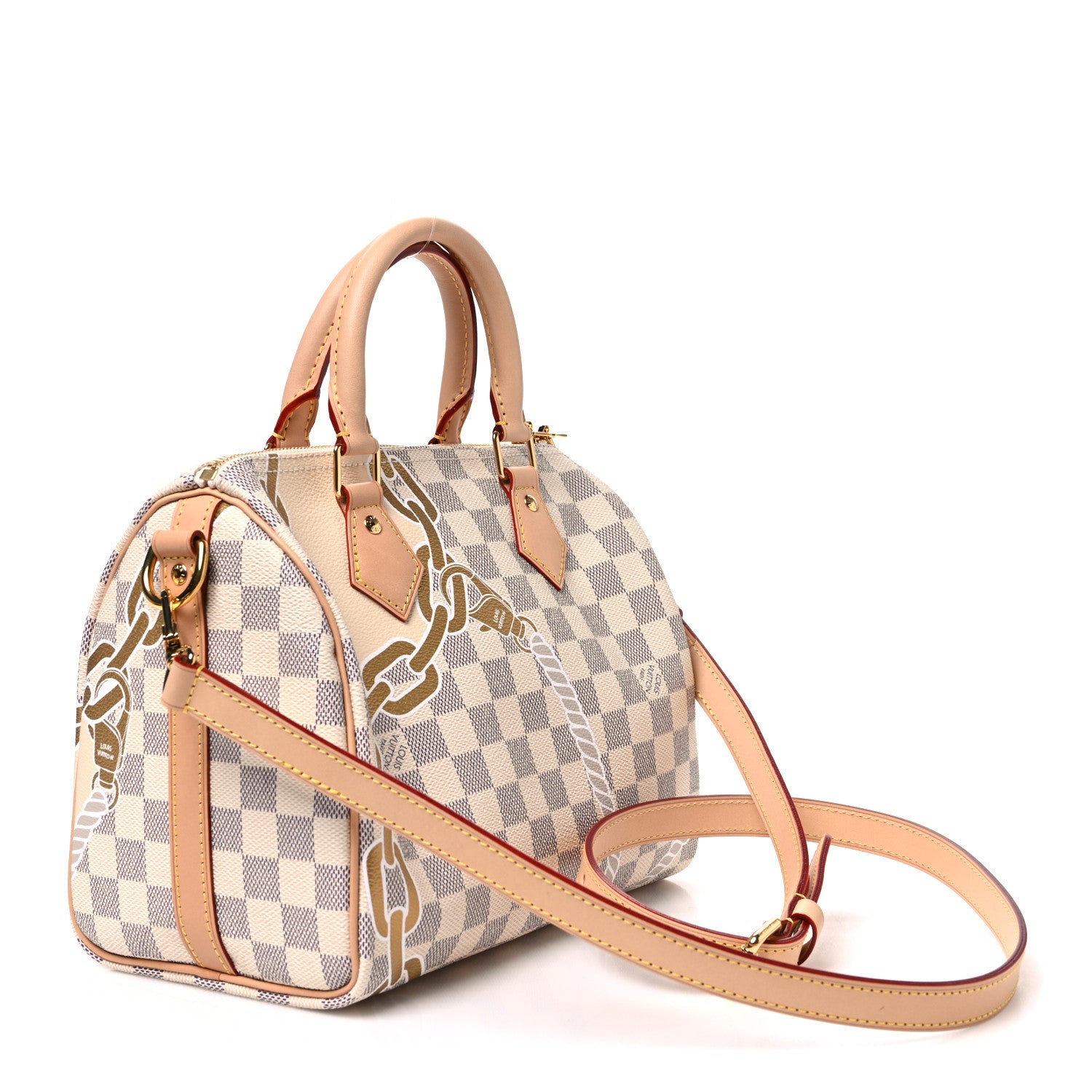 Louis Vuitton Damier Azur Nautical Speedy Bandouliere 25 3 of 9
