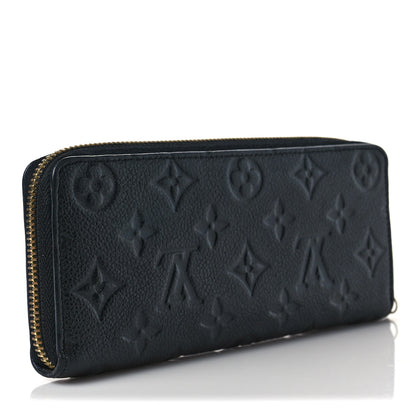 Louis Vuitton Empreinte Clemence Wallet Black 3 of 6