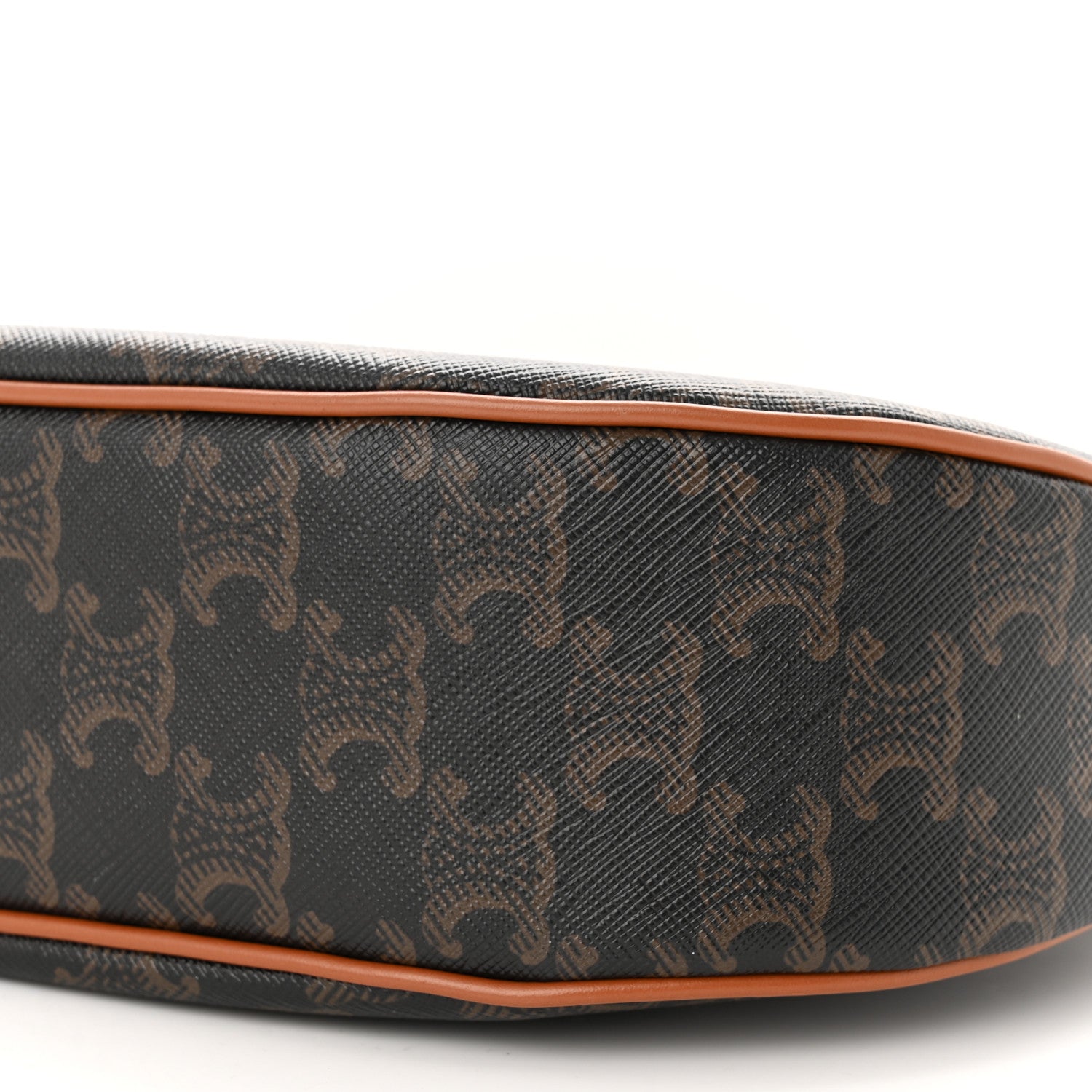 Celine Triomphe Canvas Calfskin Medium Strap Ava Triomphe Shoulder Bag Tan 11 of 12