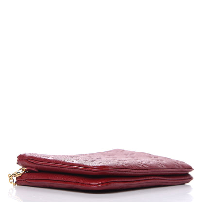 Louis Vuitton Empreinte Double Zip Pochette Cherry Berry 4 of 10