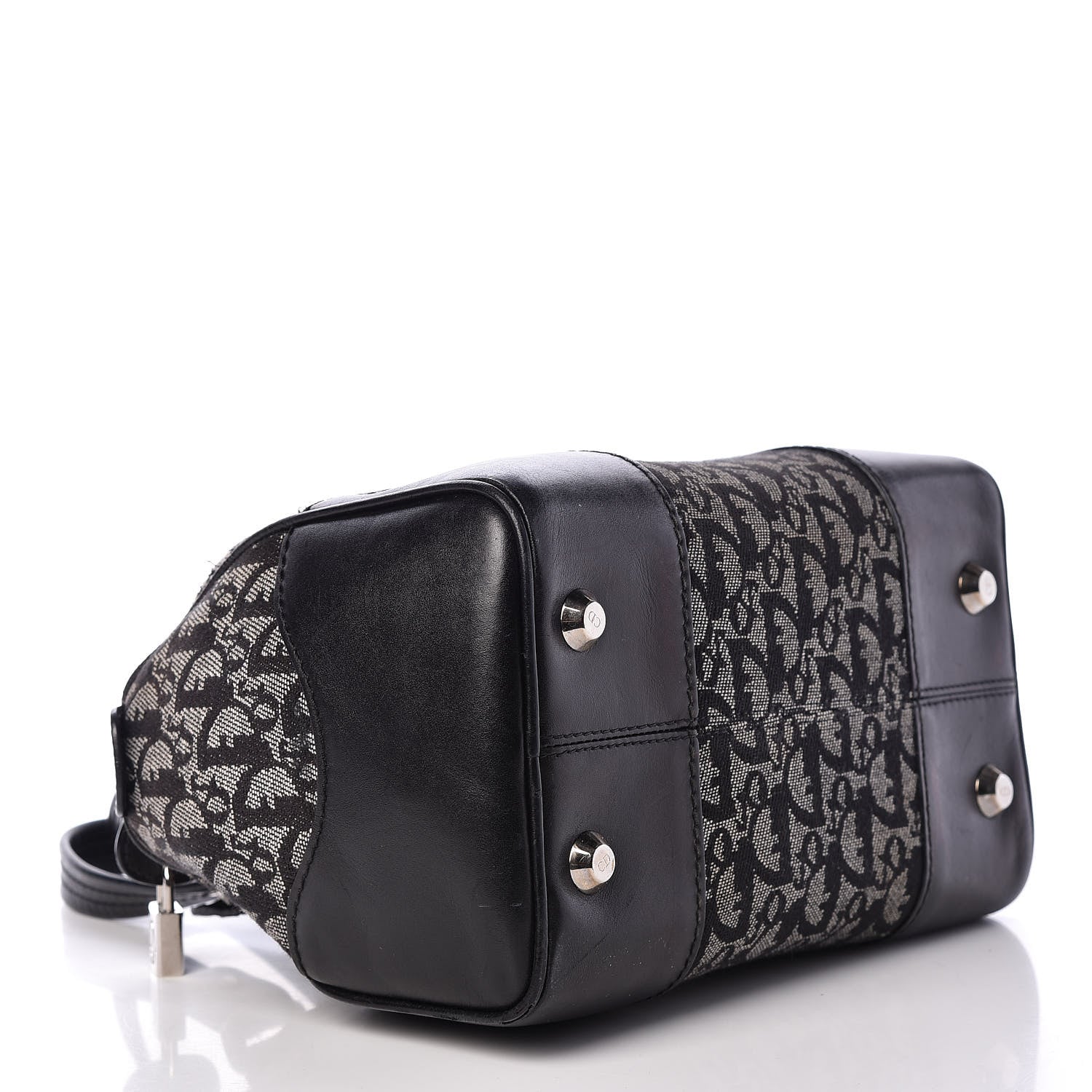 Christian Dior Monogram Boston Black 4 of 21
