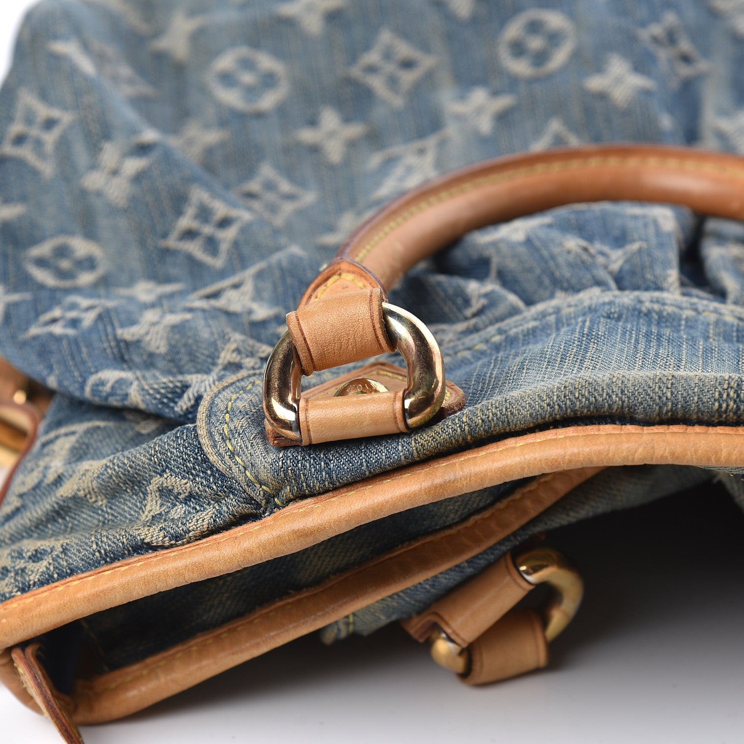 Louis Vuitton Denim Neo Cabby MM Blue 9 of 24