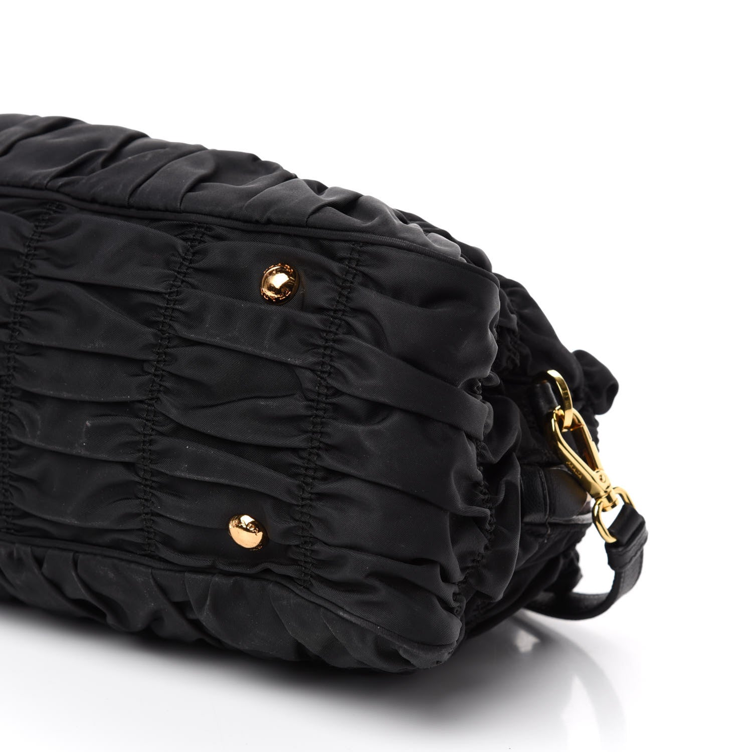 Prada Tessuto Nylon Gaufre Shopping Satchel Black 7 of 18