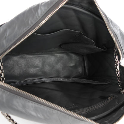 Chanel Aged Calfskin Quilted Large Reissue Camera Case Grey 5 of 8