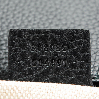 Gucci Pebbled Calfskin Medium Soho Chain Shoulder Bag Black 7 of 7