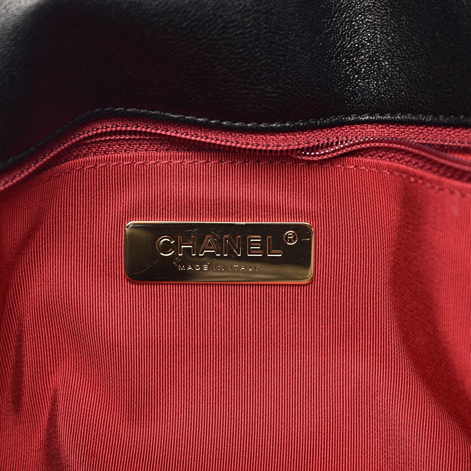 Chanel Lambskin Quilted Maxi 19 Flap Black 6 of 10