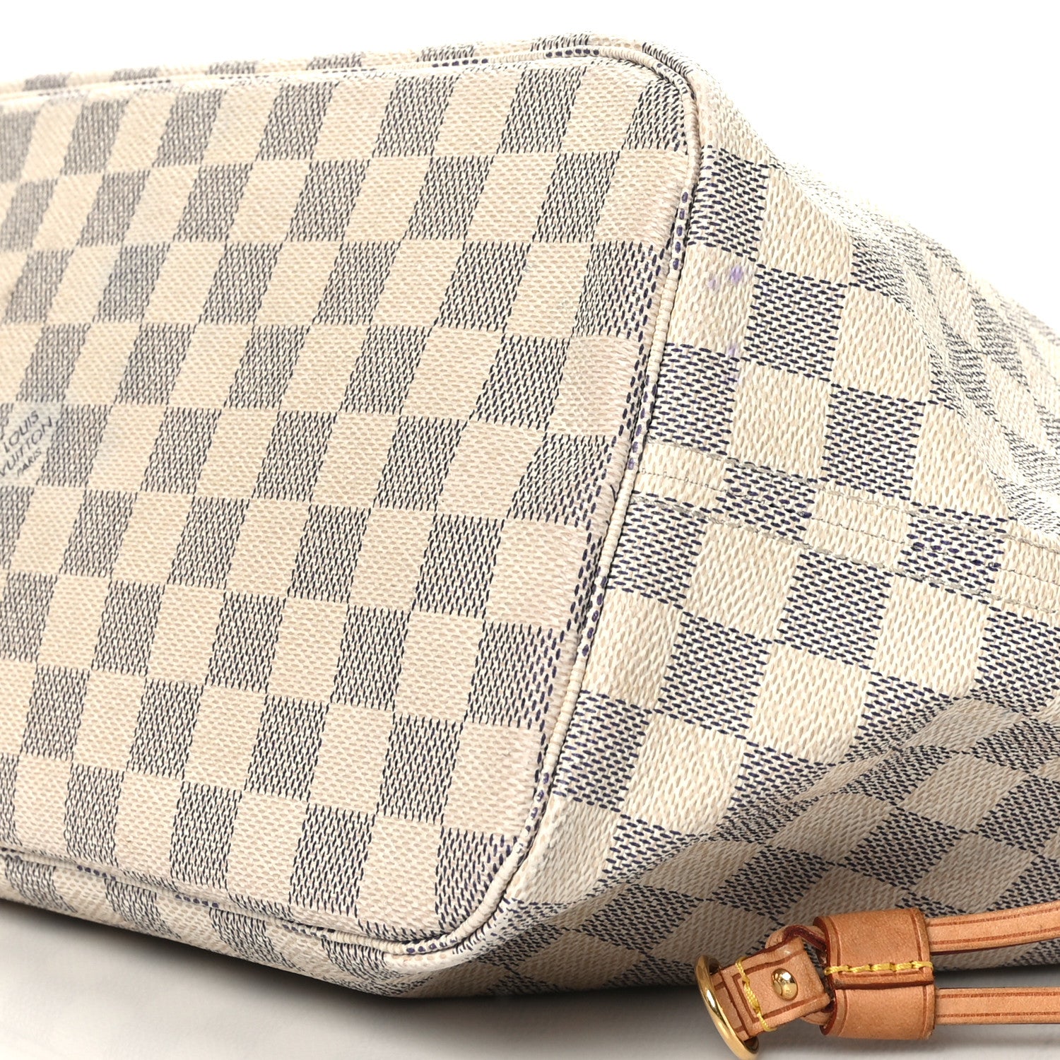 Louis Vuitton Damier Azur Neverfull MM 9 of 10