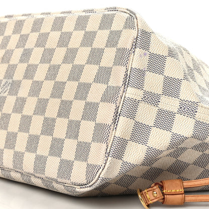 Louis Vuitton Damier Azur Neverfull MM 9 of 10