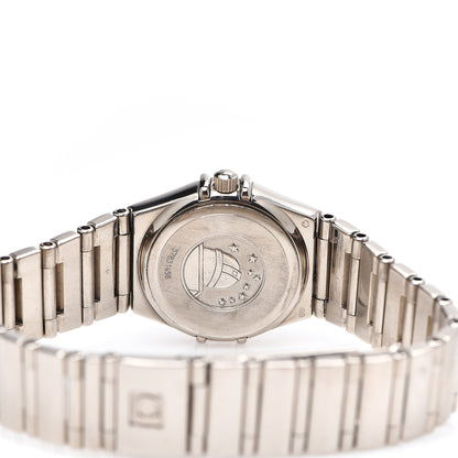 Omega 18K White Gold Diamond Bezel 22mm Constellation My Choice Quartz Watch 1165.36 4 of 4