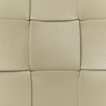 Bottega Veneta Calfskin Maxi Intrecciato Cassette Pouch On Strap Travertine 8 of 10