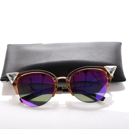 Fendi Iridia Cat Eye Sunglasses FF 0041/S Translucent Peach 7 of 7