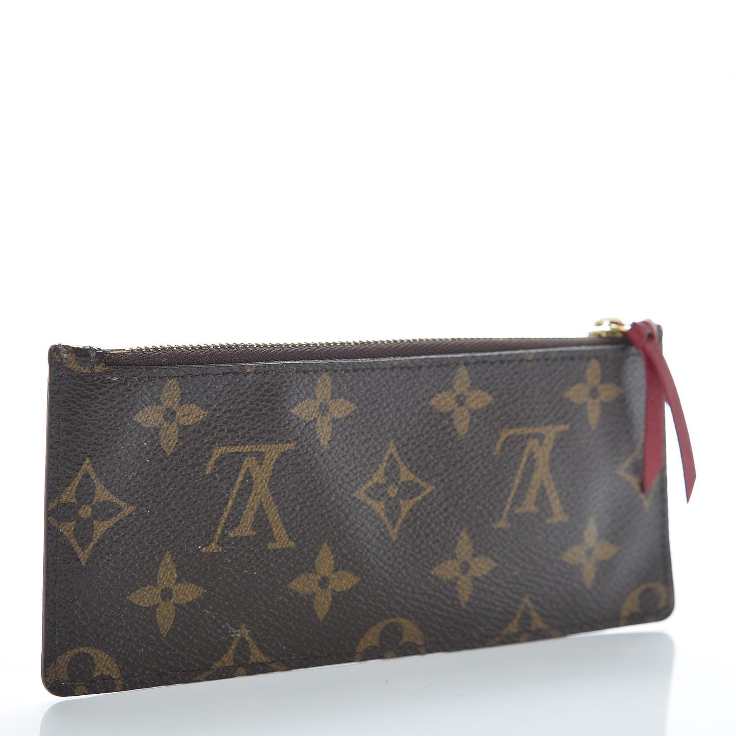 Monogram Josephine Wallet Zippered Insert Red