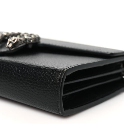 Gucci Calfskin Mini Dionysus Chain Wallet Black 10 of 10