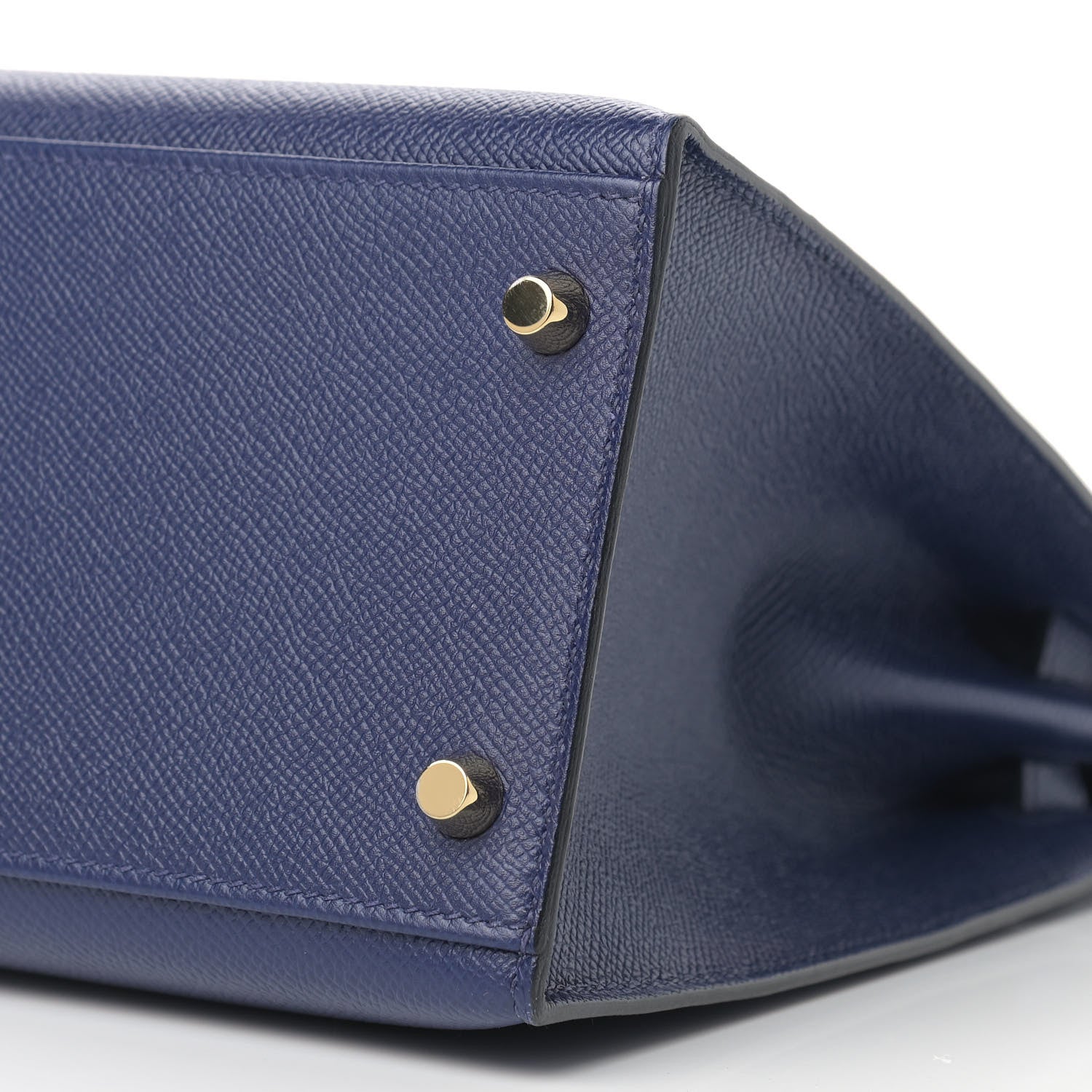 Hermes Epsom Kelly Sellier 32 Bleu Saphir 10 of 11