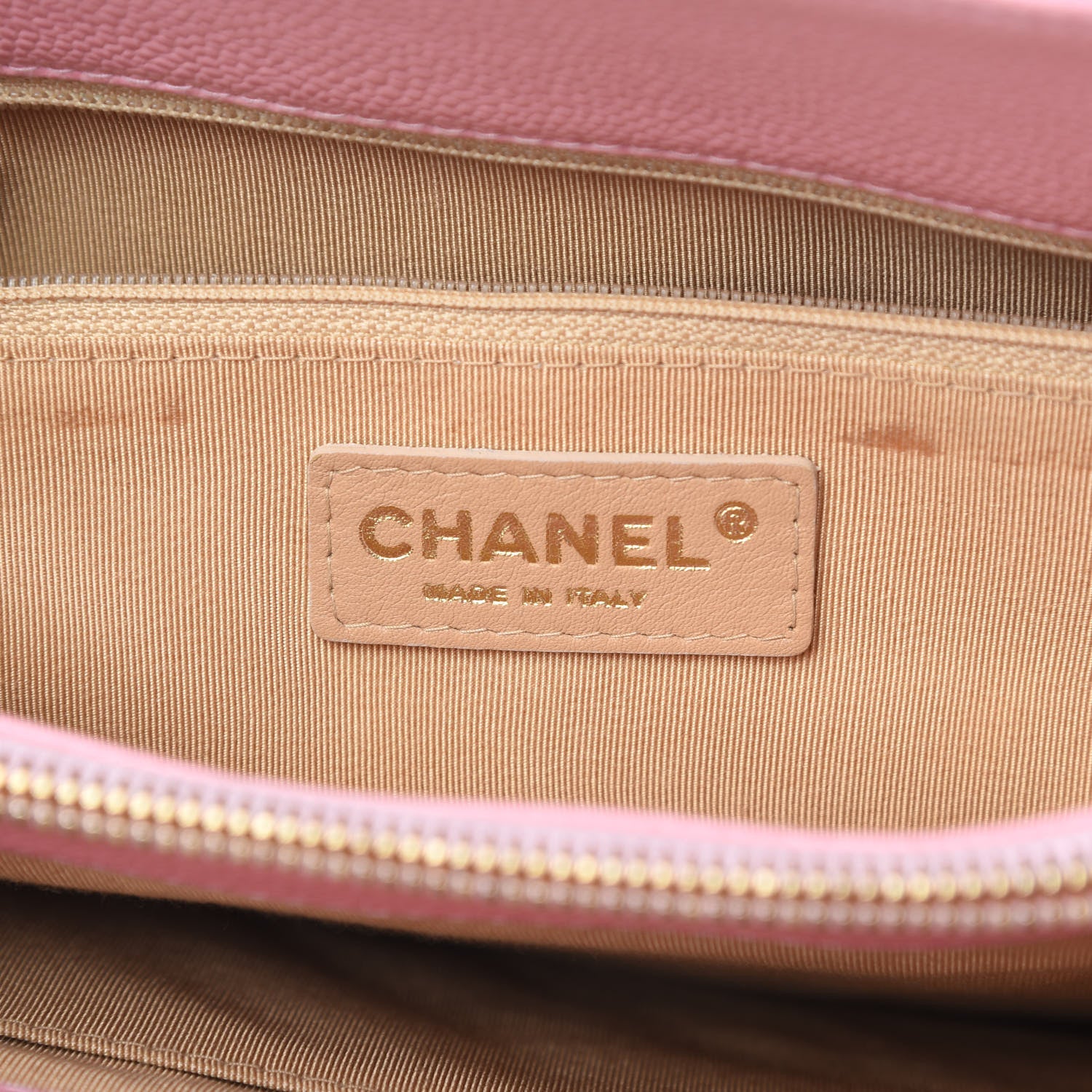 Chanel Caviar Quilted Grand Shopping Tote GST Pink 6 of 14