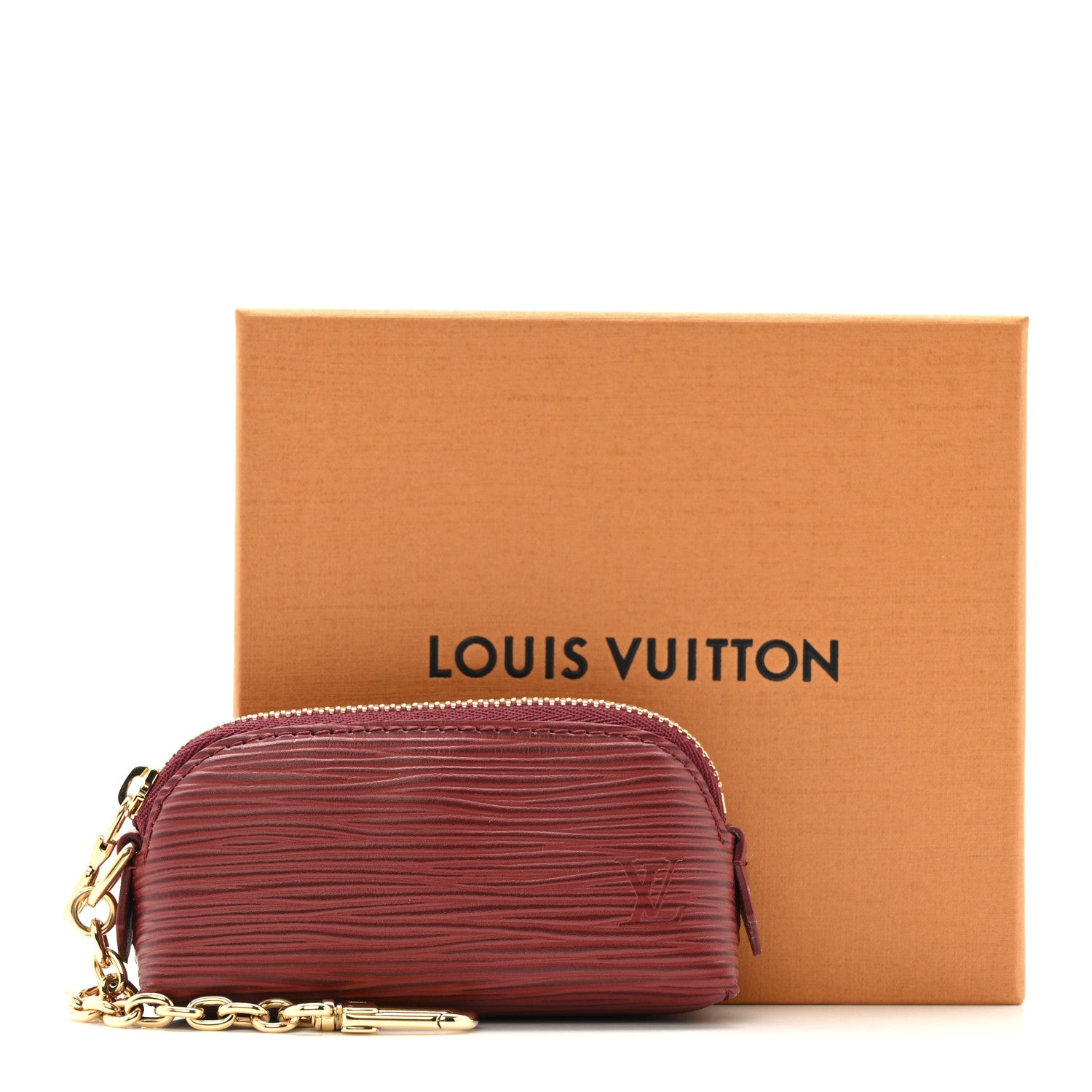 Louis Vuitton Epi Cosmetic Lipstick Pouch Monogram Rouge 8 of 8