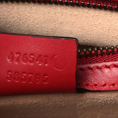 Gucci Calfskin Sylvie Web Small Queen Margaret Top Handle Bag Red 7 of 9