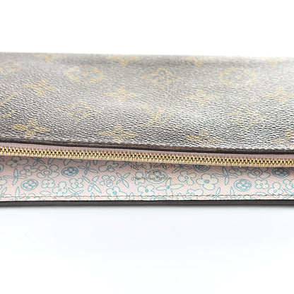 Louis Vuitton Monogram Fleuri Insolite Wallet Rose 10 of 13