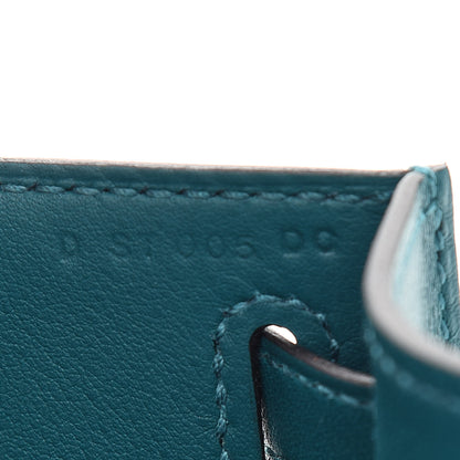 Hermes Swift Kelly Pochette Clutch Vert Bosphore 15 of 17