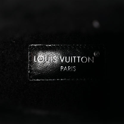 Louis Vuitton Suede Calfskin Shearling Aspen Platform Ankle Boots 37 Black 8 of 9