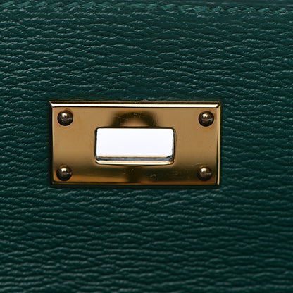 Hermes Shiny Alligator Kelly Longue Wallet Vert Emeraude 11 of 22