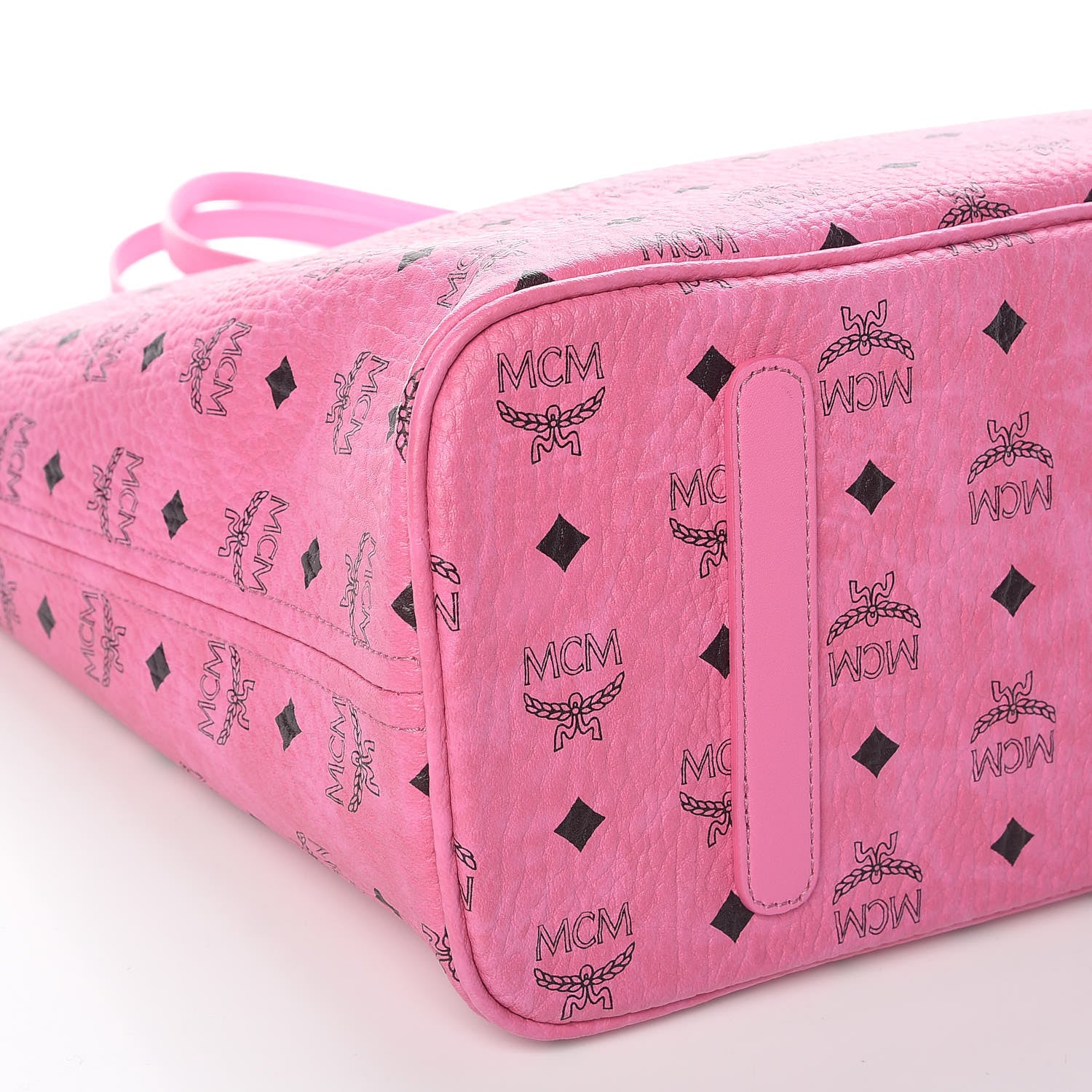 MCM Visetos Large Anya Shopper Tote Pink 9 of 10
