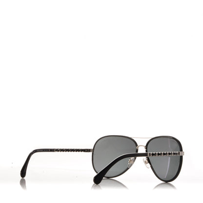 Chanel Pilot Winter Sunglasses 4219 Navy 4 of 7