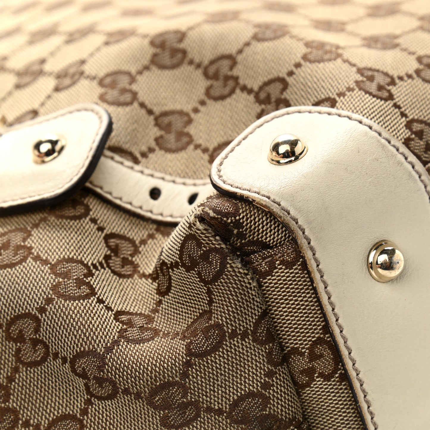 Monogram Small Pelham Shoulder Bag Off White