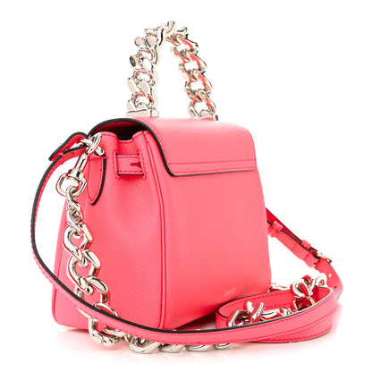 Versace Grained Calfskin Small Chain La Medusa Top Handle Bag Pink 3 of 10