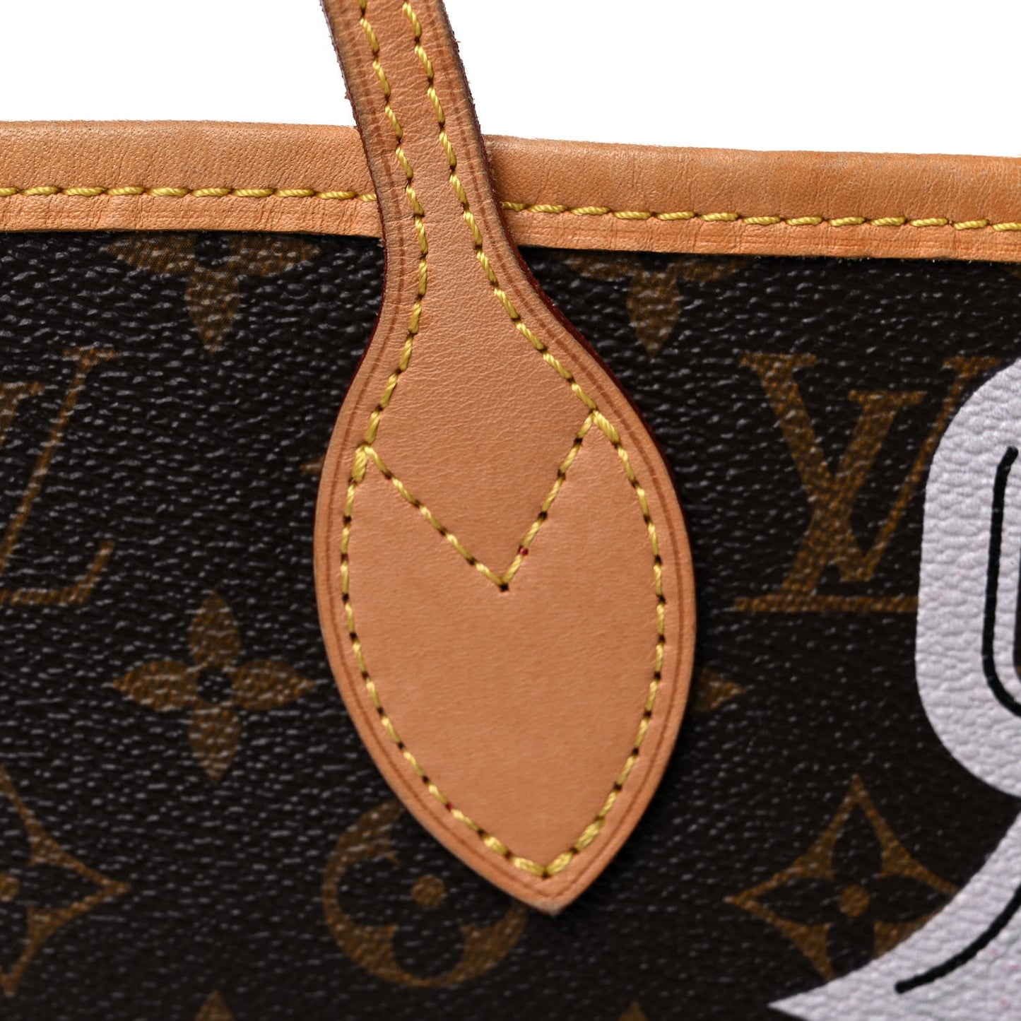 Monogram Bay Neverfull MM Rose Ballerine Poppy