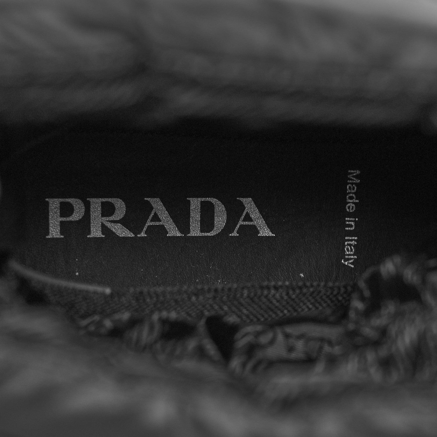 Prada Re-Nylon Piuma Triangle Logo Padded Drawcord 20mm Snow Boots 37.5 Black 6 of 7